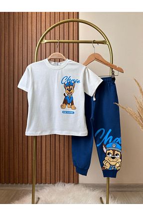 ست کرمکن اسپرت آبی بچه گانه %100 پنبه KidsSel - کد 917703227