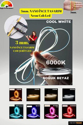 چراغ LED سفید ankarateknik - کد 905831882