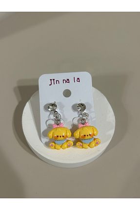 گوشواره جواهر زرد AYLİS - کد 905839772