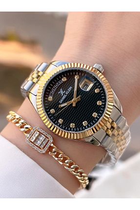 ساعت مچی مشکی زنانه 31-35 میلی متر Daniel Klein - کد 917709066
