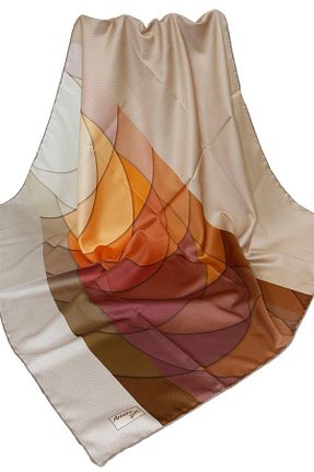 روسری طوسی پلی استر Armine - کد 217548786