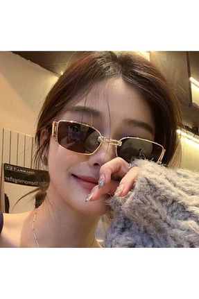 عینک آفتابی قهوه ای زنانه UV400 deryamın dünyası - کد 877074247