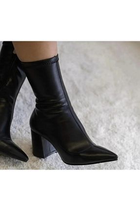 بوت / نیم بوت مشکی زنانه Polar CİMİLİ SHOES - کد 855621050