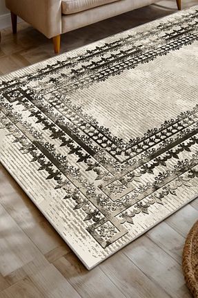 فرش بژ زیره ضد لغزش Thalia Home - کد 905861851