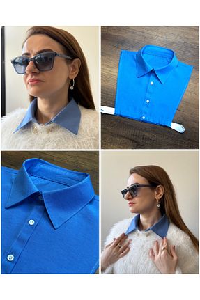 پیراهن آبی زنانه Relaxed mirach - کد 828443611