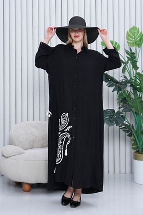 لباس حجاب مشکی زنانه لباس پیراهنی Eceyaman moda - کد 905947643