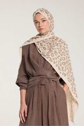 شال قهوه ای زنانه PURESCARFS - کد 905957688