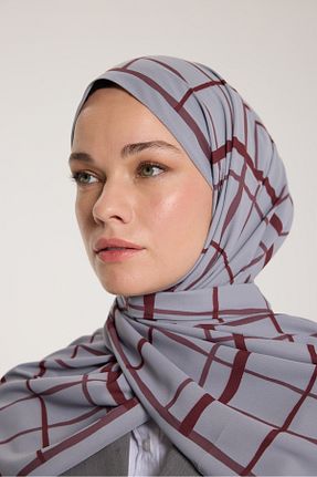 شال زرشکی زنانه PURESCARFS - کد 917789974