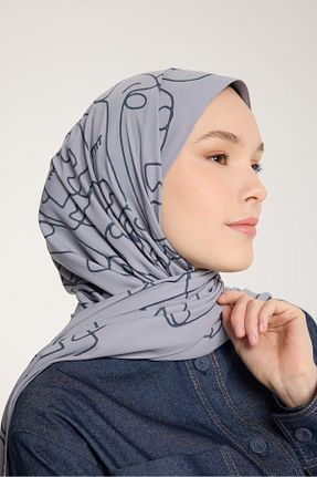 شال طوسی زنانه Medine İpeği PURESCARFS - کد 917790018