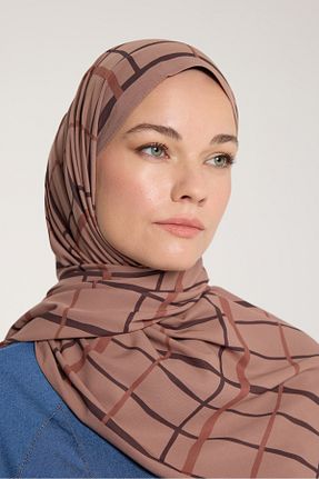 شال قهوه ای زنانه PURESCARFS - کد 917790025