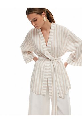 کیمونو و کافتان نباتی زنانه کتان Koton - کد 899292784