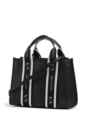 کیف دوشی مشکی زنانه پلی استر Armani Exchange - کد 905964941