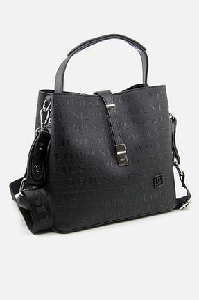 کیف دوشی مشکی زنانه چرم مصنوعی Just Polo - کد 869836433