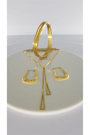 ست استیل طلائی زنانه استیل (فولاد) SONES - کد 798203933