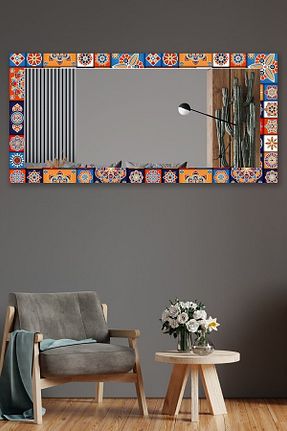 آینه نارنجی MDF Hediyeler Kapında - کد 130598093