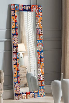 آینه نارنجی MDF Hediyeler Kapında - کد 130598093