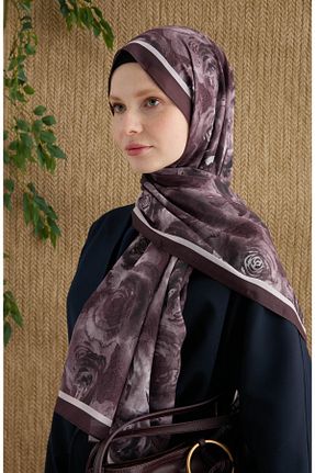 شال بنفش زنانه Fatma Atasoy - کد 906018147
