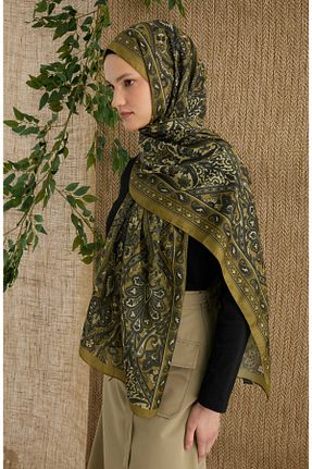 شال سبز زنانه Fatma Atasoy - کد 906016665