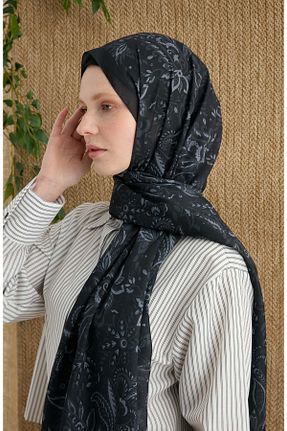شال مشکی زنانه Fatma Atasoy - کد 906017348