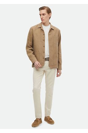 پیراهن قهوه ای مردانه رگولار Ramsey - کد 816742234