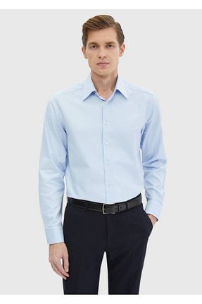 پیراهن آبی مردانه رگولار Ramsey - کد 892337108
