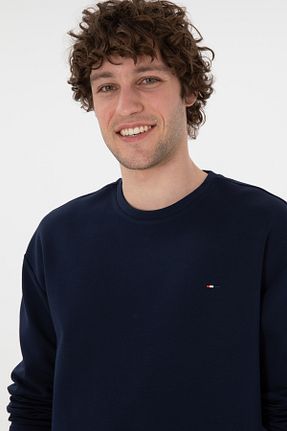 سوئیشرت سرمه ای مردانه ساده U.S. Polo Assn. - کد 906045254