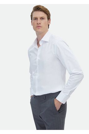 پیراهن سفید مردانه رگولار Ramsey - کد 861570638