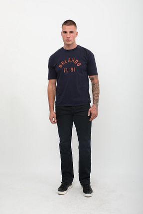 شلوار جین سرمه ای مردانه رگولار BANNY JEANS - کد 906084797