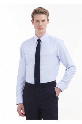 پیراهن آبی مردانه رگولار Ramsey - کد 776836371