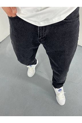 شلوار جین مشکی مردانه فاق افتاده FURY wear - کد 906094998