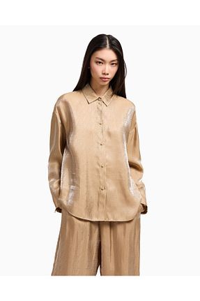 پیراهن بژ زنانه رگولار Armani Exchange - کد 906094819