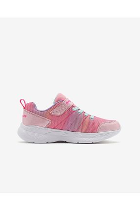کفش اسنیکر صورتی بچه گانه چسبی Skechers - کد 793073172