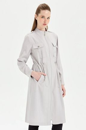 کلاه و ابایا طوسی زنانه بافتنی Gold Moda Renk - کد 906089223
