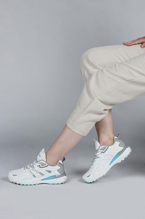 کفش اسنیکر سفید زنانه بند دار Jump - کد 795480299