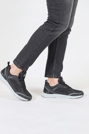 کفش اسنیکر مشکی مردانه بند دار Jump - کد 885919631