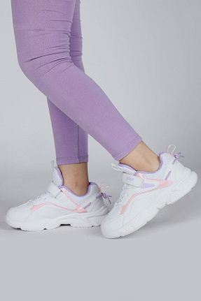 کفش اسنیکر سفید بچه گانه چسبی Jump - کد 738824518