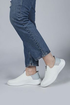 کفش پیاده روی سفید زنانه چرم مصنوعی Jump - کد 795480472