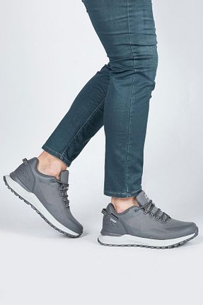 کفش اسنیکر خاکی مردانه بند دار Jump - کد 738823790