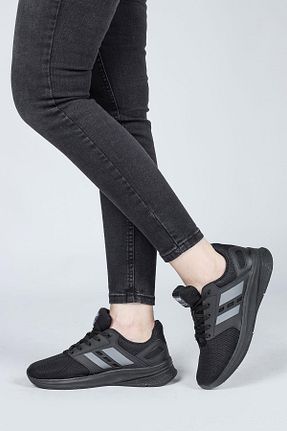 کفش پیاده روی مشکی زنانه پارچه ای Jump - کد 795480460