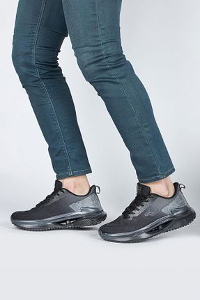 کفش پیاده روی مشکی مردانه چرم مصنوعی Jump - کد 795030661