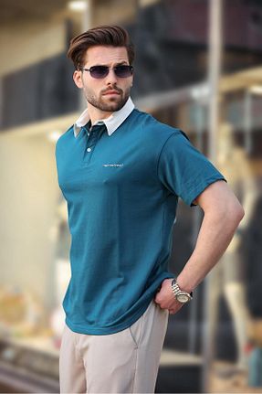 پولوشرت سبز مردانه رگولار Madmext - کد 906138076