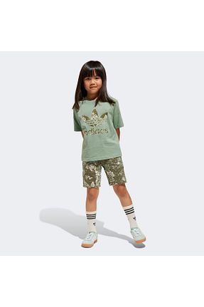 ست کرمکن اسپرت سبز بچه گانه پنبه ای adidas - کد 903224151