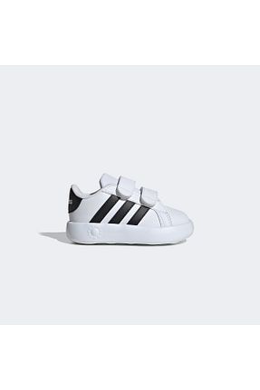 کفش اسنیکر سفید بچه گانه چرم مصنوعی adidas - کد 801053453