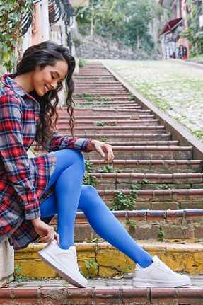 کفش اسنیکر سفید زنانه بند دار Jump - کد 4389198