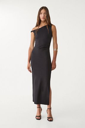 لباس مشکی زنانه بافتنی Stradivarius - کد 904672880