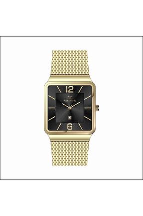 ساعت مچی طلائی مردانه استل (فولاد) Raymond - کد 881399166