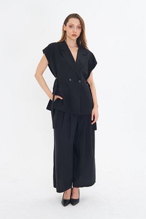 شلوار مشکی زنانه بافتنی LAMANTE - کد 917396735
