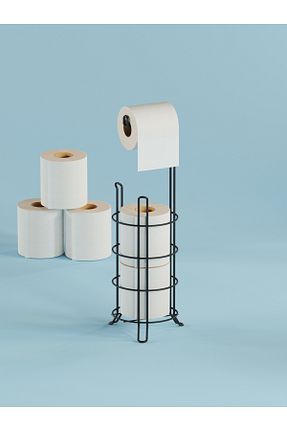 پایه دستمال توالت مشکی فلزی SUNTEL BANYO MUTFAK AKSESUARLARI - کد 234152632