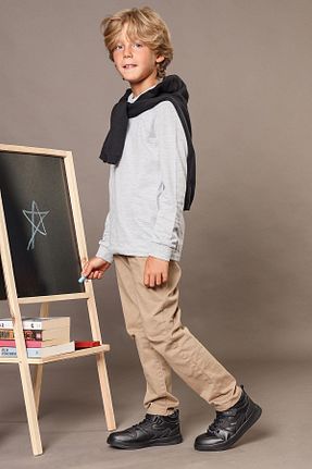 کفش اسنیکر مشکی بچه گانه بند دار Jump - کد 317795761