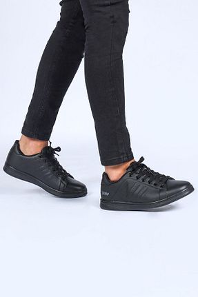 کفش پیاده روی مشکی مردانه چرم مصنوعی Jump - کد 31584083